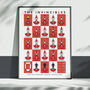 Arsenal The Invincibles Squad Poster, thumbnail 1 of 7