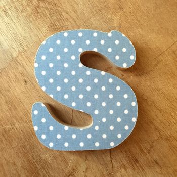 Polka Dot Wooden Letters, 8 of 10