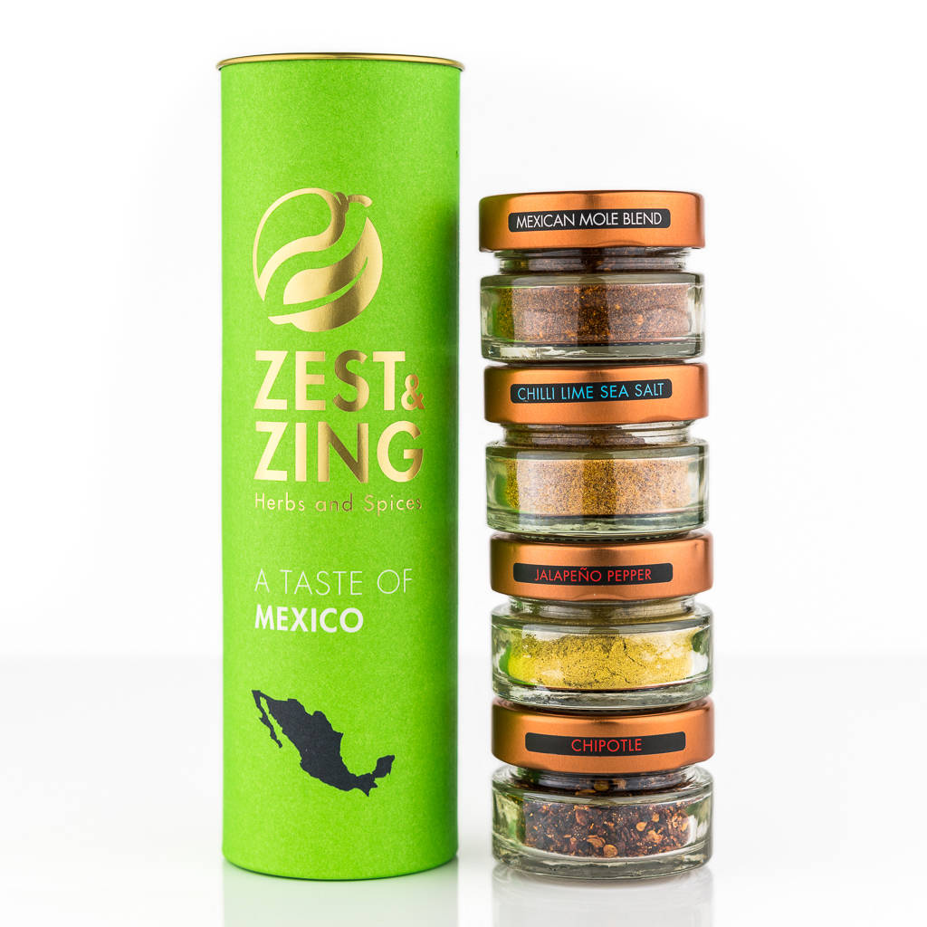 Premium Spice Gift Set Taste Of Mexico By Zest & Zing Spices