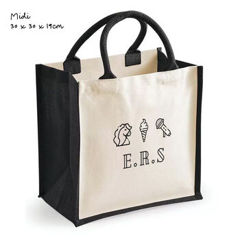 Personalised Tote Bag Midi/Standard, 6 of 7