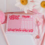 Pink Gingham Self Care Notepad Gift Set, thumbnail 9 of 10