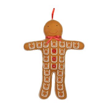 Felt Gingerbread Man Advent Calendar, 2 of 2