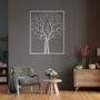 Metal Split Dry Tree Of Life Wall Art Home Room Decor, thumbnail 3 of 12