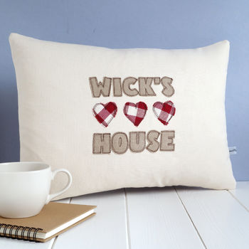Personalised House Name Cushion Gift For New Home, 7 of 12