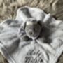 Embroidered Blue And Grey Baby Bear Comforter, thumbnail 3 of 6