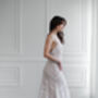 Ivory Macramé Lace Boho Wedding Dress With Open Back And Train, thumbnail 8 of 12