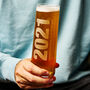 Personalised Together Again 2021 Beer Glass, thumbnail 4 of 6