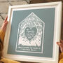 Personalised Family Heart Of The Home Framed Print, thumbnail 3 of 7