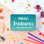 Children's Personalised 'Treasures' Storage Tin, thumbnail 2 of 6