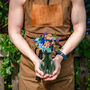 Hummingbird Bouquet In Recycled Glass Vase, thumbnail 2 of 8