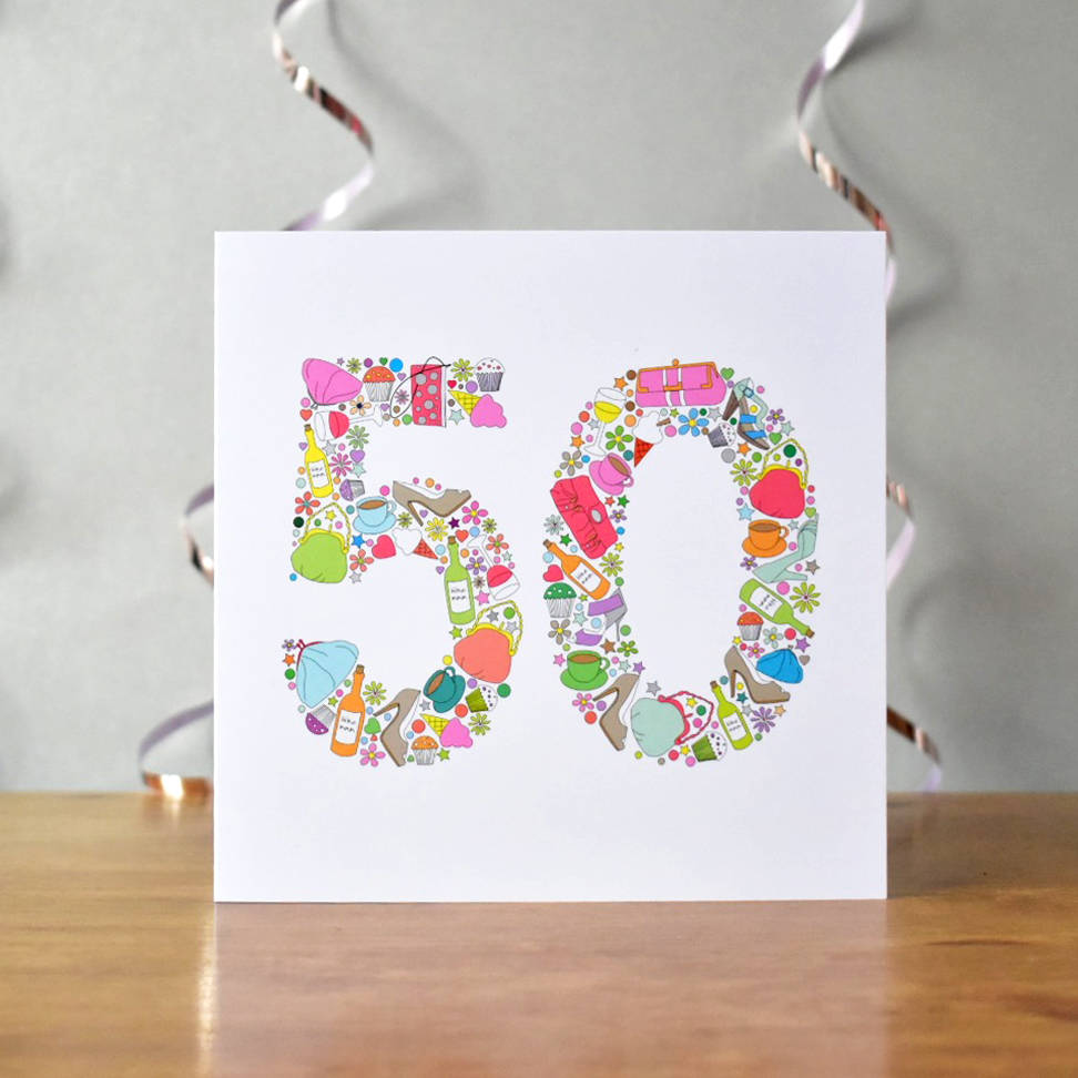 girlie things special birthday card by mrs l cards | notonthehighstreet.com