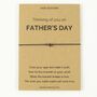 Thinking Of You On Father's Day Wish Bracelet, thumbnail 3 of 4