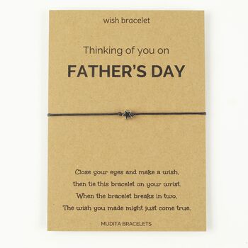 Thinking Of You On Father's Day Wish Bracelet, 3 of 4