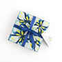 Navy Blue Zingy Yellow Coaster Set, thumbnail 8 of 12