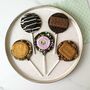 Vegan Biscuit Chocolate Lollipop Letterbox Set, thumbnail 1 of 1