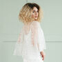 Beaded Bridal Capelet | Wedding Dress Cape, thumbnail 1 of 10