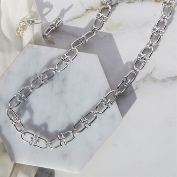 Sterling Silver Equine Chain Charm Necklace, 11 of 12