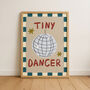 Tiny Dancer Discoball Kids Nursery Print, thumbnail 4 of 6