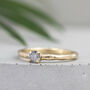'Esme' Salt And Pepper Diamond Engagement Ring, thumbnail 5 of 9