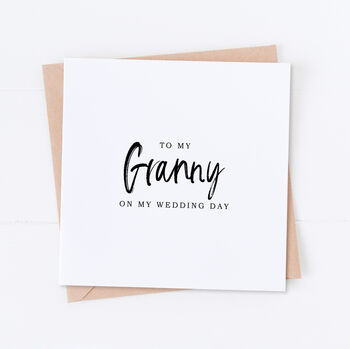 Nan Wedding Bridal Card, 3 of 7