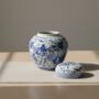 Ginger Jar Pot Kapelle White Blue Porcelain, thumbnail 5 of 7