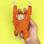 Otis The Orangutan Felt Sewing Kit, thumbnail 5 of 11