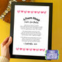 Personalised Hen Party Print Special Poem For Bride To Be, thumbnail 2 of 4