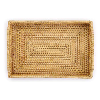 Rectangular Rattan Woven Serving Tray, 6 of 6