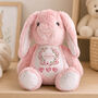 Personalised Floral Birth Bunny Keepsake Gift, thumbnail 1 of 3