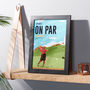 Personalised Retro Style Golf Print, thumbnail 1 of 2