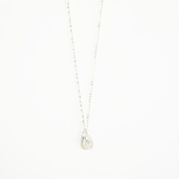 Asri Keyhole Limpet Shell Plated Necklace, 4 of 6