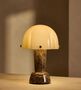 Portable Lamp, Dark Emperador Marble, thumbnail 1 of 5