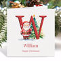Personalised Red Christmas Card For Child, thumbnail 3 of 7
