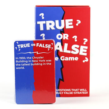 True Or False Trivia Card Game, 3 of 4