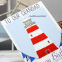 Personalised Lighthouse Age Birthday Card, thumbnail 6 of 12