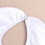 Personalised Satin Bib For Christening Or Baptism, thumbnail 5 of 6