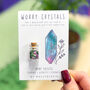 Worry Crystals Ruby Zoizite, thumbnail 2 of 2