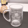 Personalised Glass Tankard For The Father Of The Groom, thumbnail 1 of 2