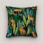 Tropical Rectangle Soft Cushion With Leopard Themed, thumbnail 7 of 12