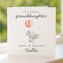 Personalised Granddaughter 1st Birthday Card, thumbnail 4 of 7