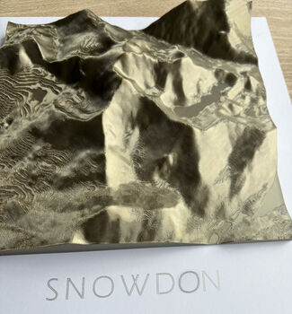 Snowdon 3D Printed Map, 6 of 11