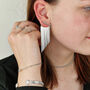 Statement Silver Waterfall Party Tassel Earrings, thumbnail 2 of 3