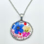 Bespoke Customisable Made To Order Flowers Pendant Necklace, thumbnail 7 of 12