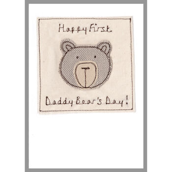 Personalised Bear Father's Day Card For Dad / Grandad, 2 of 12