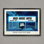 Personalised Ibiza Rocks Hotel Poster, thumbnail 1 of 6