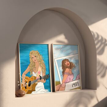 Taylor Swift Debut Art Print | Taylor Swift Eras Tour Wall Art, 3 of 3