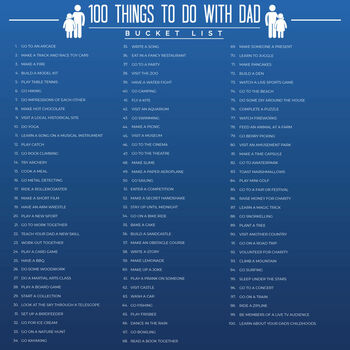 100 Things To Do With Dad Scratch Poster, 4 of 4