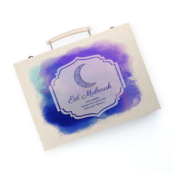 Personalised Eid Mubarak Colouring In Set, 3 of 4