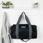 Personalised Mens Weekend Bag. Holdall With Initials, thumbnail 2 of 4