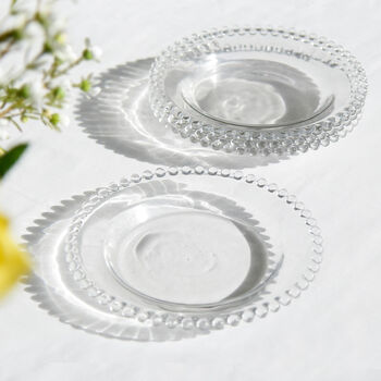 Bella Perle Glass Side Plate Set, 3 of 8